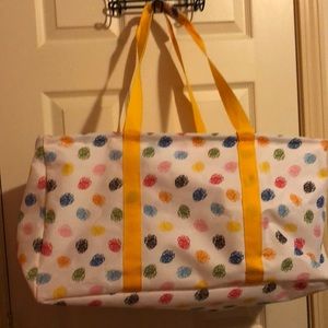 Colorful Polka Dot Beach Bag/Tote